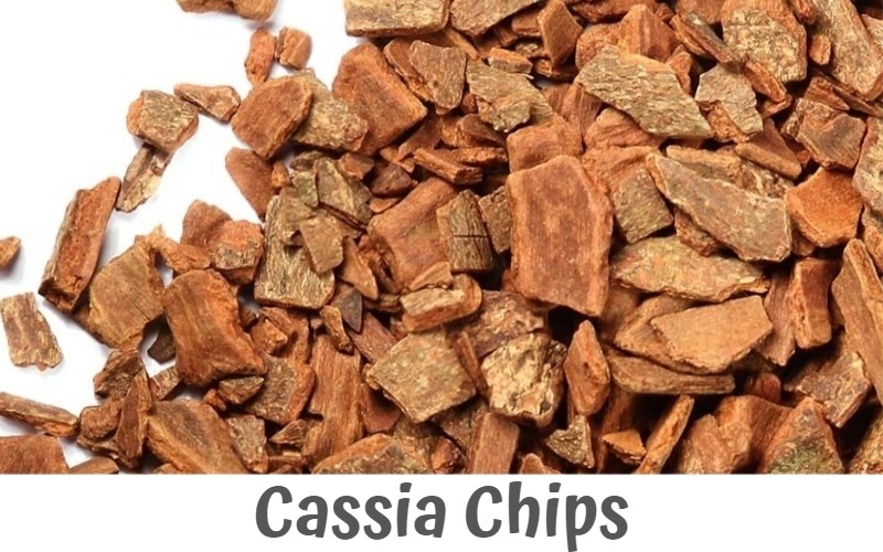 Cassia Chips, Cassia Crushed and Sifted, Cassia Tea Bag Cut TBC, Pyramid Cut PBC, Coarse Cut, Fine Cut